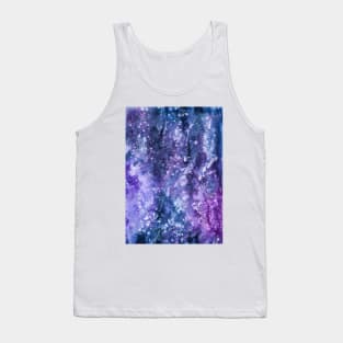 Purple watercolour pattern Tank Top